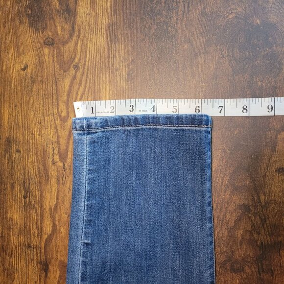 Chico's Jeans Womens Chico's Size 1= 8 Slimming Girlfriend Crop Tummy Control - Picture 10 of 11